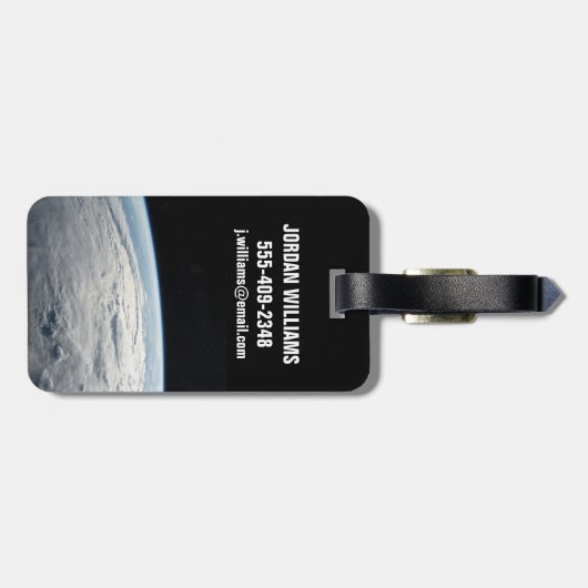 Tropischer Zyklon Idai über der afrikanischen Küst Gepäckanhänger (Rückseite horizontal)