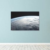 Tropischer Zyklon Idai über der afrikanischen Küst Leinwanddruck (Insitu (Holzboden))