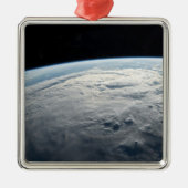 Tropischer Zyklon Idai über der afrikanischen Küst Ornament Aus Metall (Vorne)