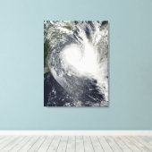 Tropischer Zyklon Leinwanddruck (Insitu (Holzboden))