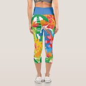 Tropisches Abenteuer Capri Leggings (Rückseite)