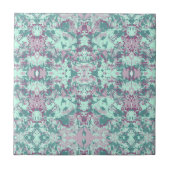 Tropisches Abstraktes Exklusivmuster Fliese (Vorderseite)