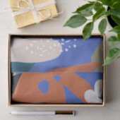 Tropisches abstraktes Muster Seidenpapier (Geschenk)