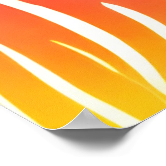 Tropisches Abstraktes Paradies Poster (Ecke)