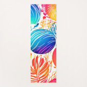 Tropisches Abstraktes Paradies Yogamatte (Vorderseite)