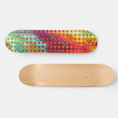 Tropisches Abstraktes Skateboard (Horizontal)
