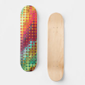 Tropisches Abstraktes Skateboard (Vorderseite)