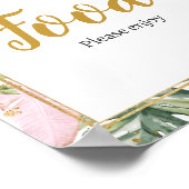 Tropisches Aloha-Futter Poster (Ecke)