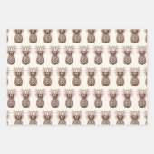 Tropisches Aloha-Party mit Ananas Geschenkpapier Set (Vorderseite)