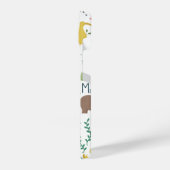 Tropisches Alphabet für Kinder iPhone Hülle (Linke Seite)