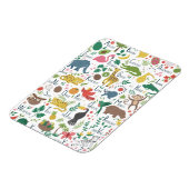 Tropisches Alphabet für Kinder Magnet (Linke Seite)