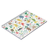 Tropisches Alphabet für Kinder Notizblock (Linke Seite)