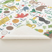 Tropisches Alphabet für Kinder Sherpadecke (3/4)