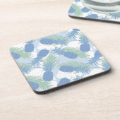 Tropisches Ananas-Ananas-Muster Untersetzer (Linke Seite)