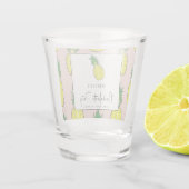 Tropisches Ananas Bachelorette Wochenende Party Schnapsglas (Rückseite)