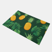 Tropisches Ananas-Blatt-Muster Fußmatte (Schrägansicht)
