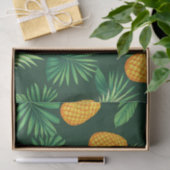 Tropisches Ananas-Blatt-Muster Seidenpapier (Geschenk)