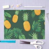 Tropisches Ananas-Blatt-Muster Seidenpapier (Handwerk)