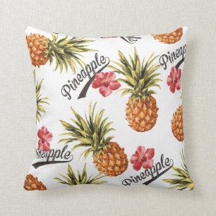Tropisches Ananas-Blumen-Dekorativ-Kissen Kissen