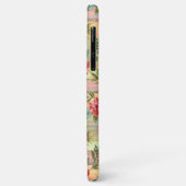 Tropisches Ananas Blumenmuster Case-Mate iPhone Hülle (Hinten/Links)