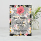 Tropisches Ananas-Brautparty Einladung (Stehend Vorderseite)