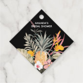 Tropisches Ananas-Brautparty Geschenkanhänger (Vorderseite)