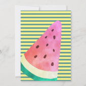 Tropisches Ananas Brautparty lädt Flamingo ein Einladung (Rückseite)