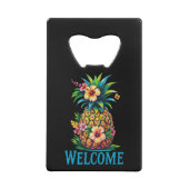 Tropisches Ananas Flaschenöffner Empfang (Rückseite)