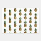 Tropisches Ananas-Foto Weihnachten Geschenkpapier Set (Vorderseite)
