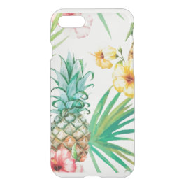 Tropisches Ananas Hawaii iPhone 7 Clearly™ Def SE/8/7 Hülle