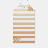 Tropisches Ananas Housewarming Party Danke Gi Geschenkanhänger (Rückseite)