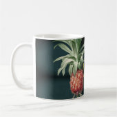 Tropisches Ananas-Marmormongramm Kaffeetasse (Links)
