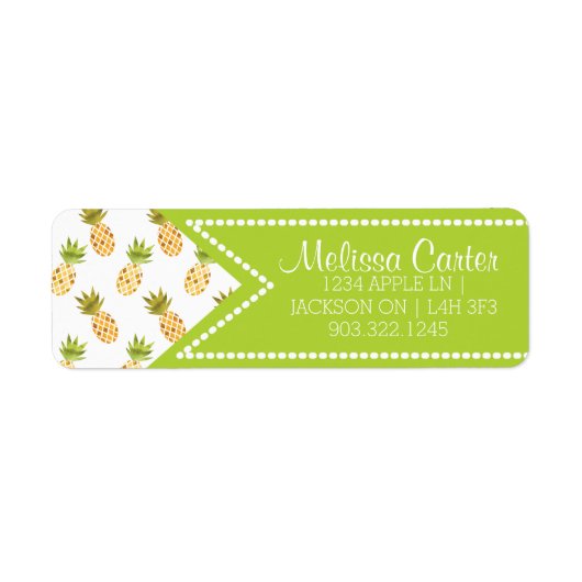 Tropisches Ananas-Muster (Vorne)