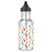 Tropisches Ananas-Muster Edelstahlflasche (Links)