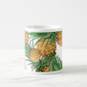 Tropisches Ananas-Muster Kaffeetasse (Mittel)