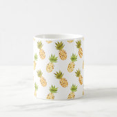 Tropisches Ananas-Muster Kaffeetasse (Mittel)