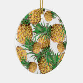 Tropisches Ananas-Muster Keramik Ornament (Rechts)