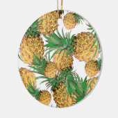Tropisches Ananas-Muster Keramik Ornament (Links)