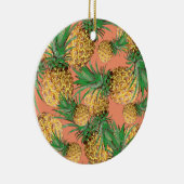 Tropisches Ananas-Muster Keramik Ornament (Rechts)
