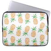 Tropisches Ananas-Muster Laptopschutzhülle (Vorderseite)
