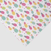 Tropisches Ananas-Muster Seidenpapier (Detail)