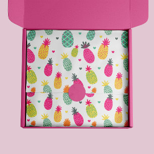 Tropisches Ananas-Muster Seidenpapier