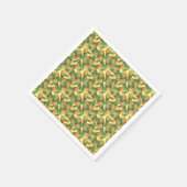 Tropisches Ananas-Muster Serviette (Ecke)
