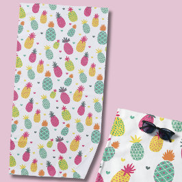 Tropisches Ananas-Muster Strandtuch