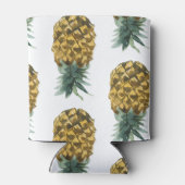 Tropisches Ananas nahtloses Muster Dosenkühler (Rückseite)