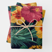 Tropisches Ananas nahtloses Muster Geschenkpapier Set (Beispiel)