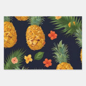 Tropisches Ananas nahtloses Muster Geschenkpapier Set (Vorderseite 2)