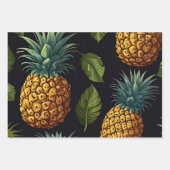 Tropisches Ananas nahtloses Muster Geschenkpapier Set (Vorderseite 3)