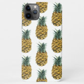 Tropisches Ananas nahtloses Muster iPhone Hülle (Rückseite)