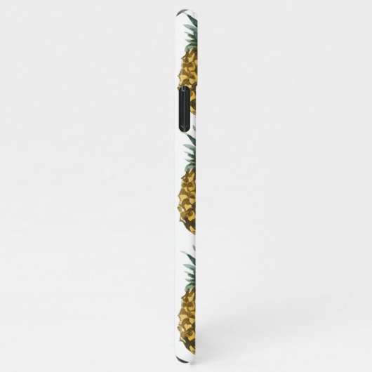Tropisches Ananas nahtloses Muster iPhone Hülle (Rechte Seite)